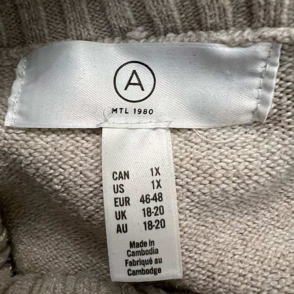 2 FOR $35 Soft Oatmeal Sweater - Picture 5 of 6